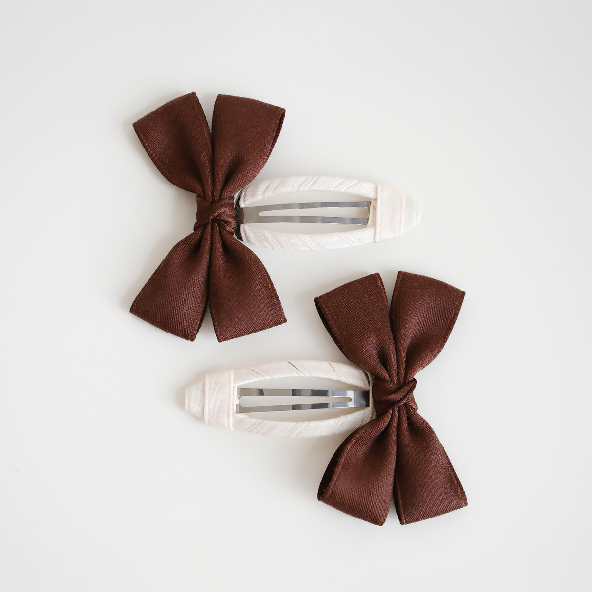 Morticia Hair Clips | Walnut Brown