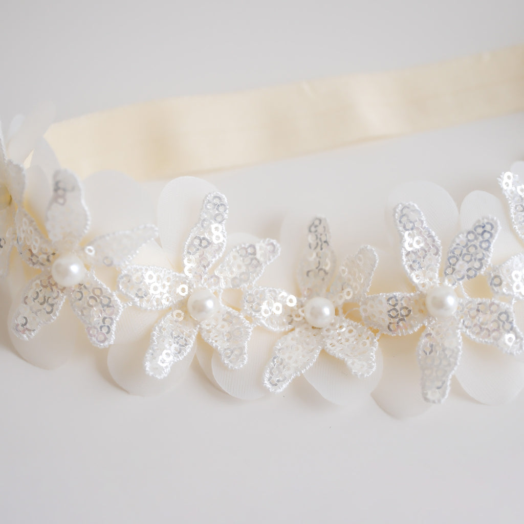 Gabriela Hairband | Moonlit Ivory