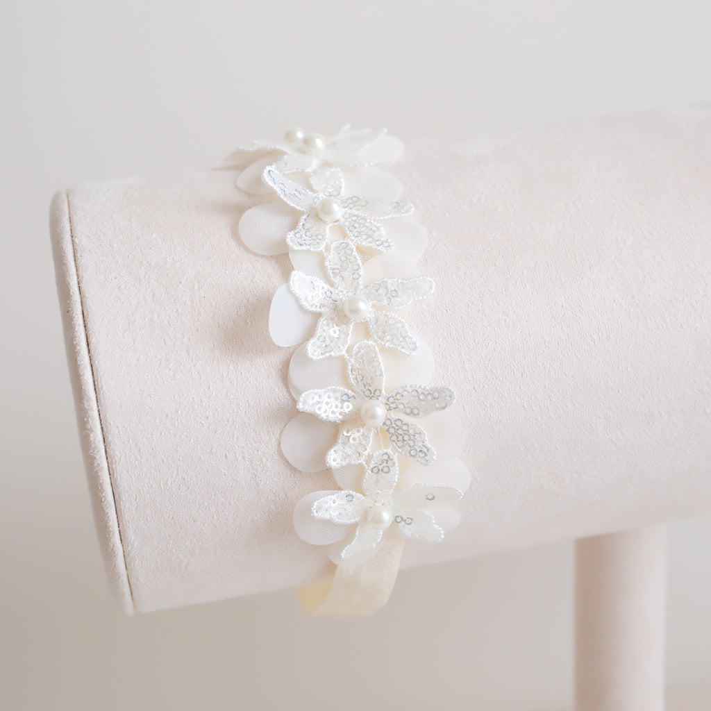 Gabriela Hairband | Moonlit Ivory