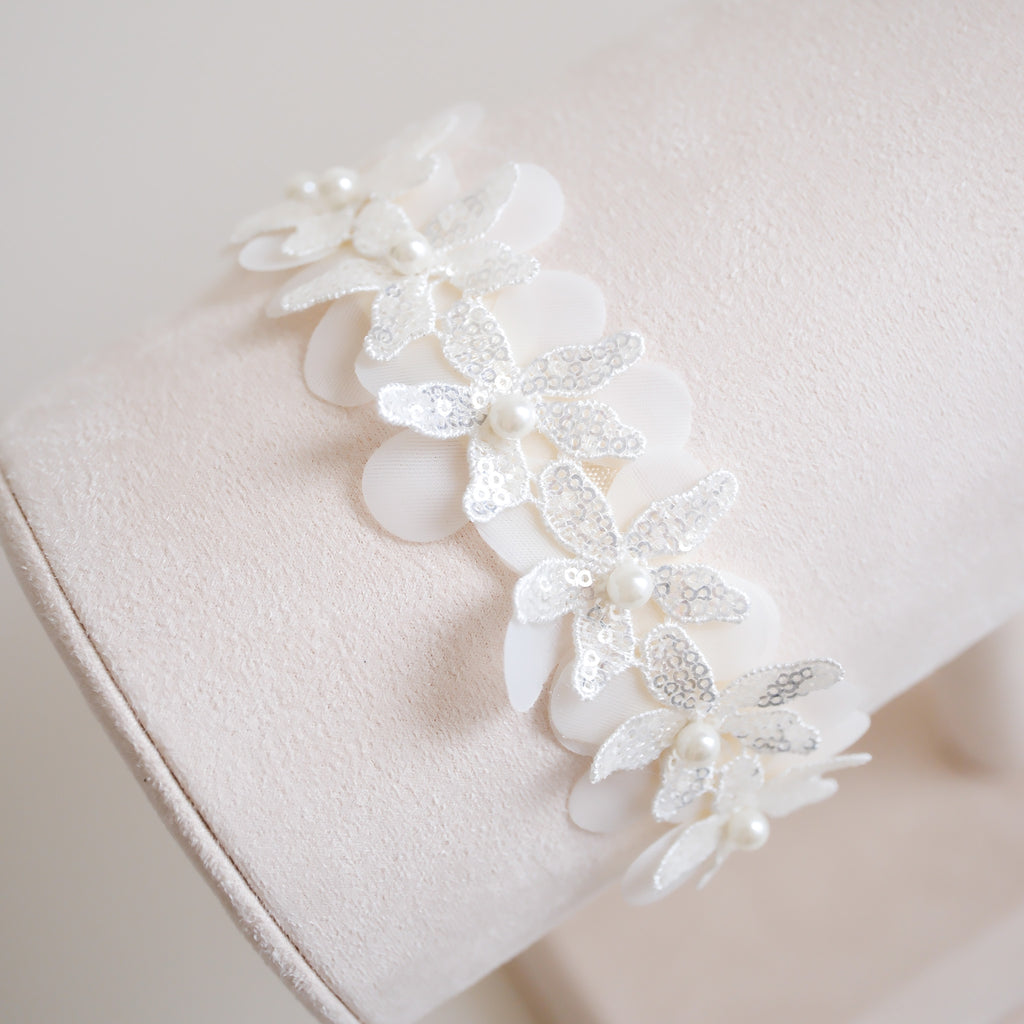 Gabriela Hairband | Moonlit Ivory