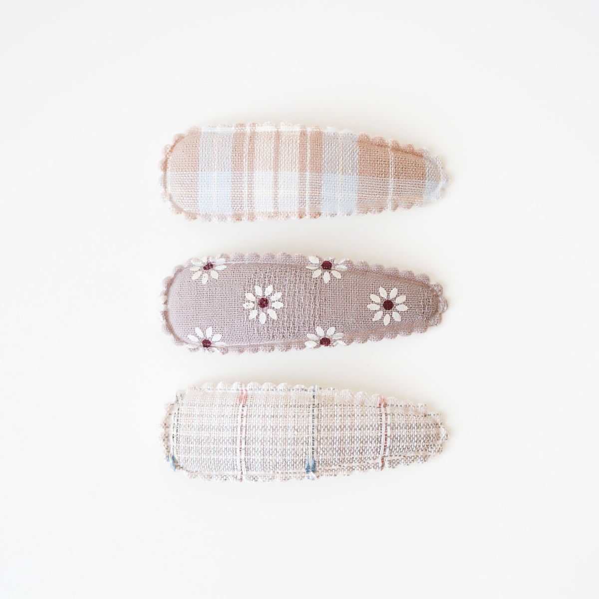 Angelique Hair Clip Set | Rustic Daisy
