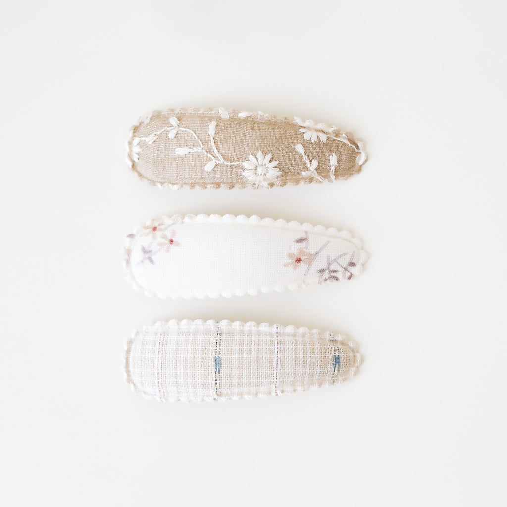 Angelique Hair Clip Set | Antique Blossom