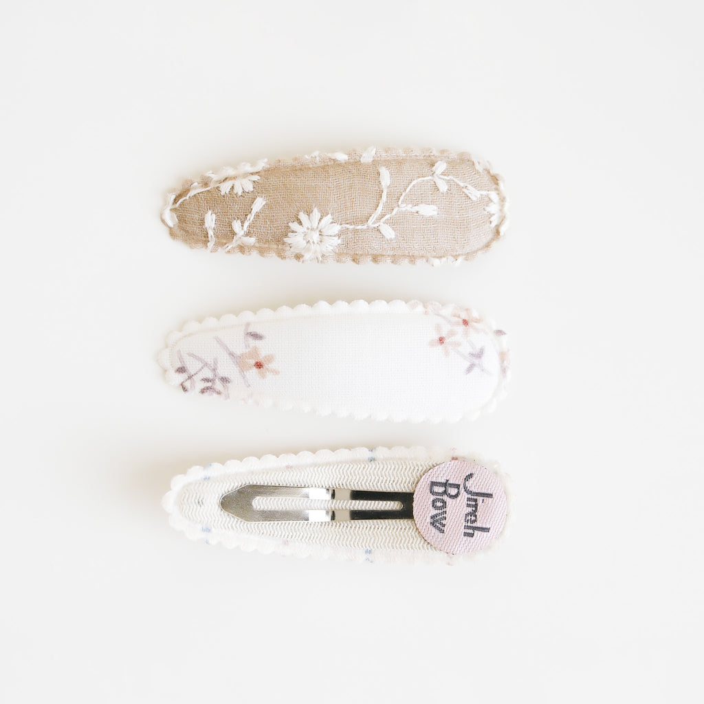 Angelique Hair Clip Set | Antique Blossom