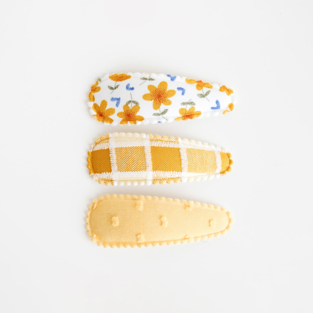 Angelique Hair Clip Set | Honey Bloom