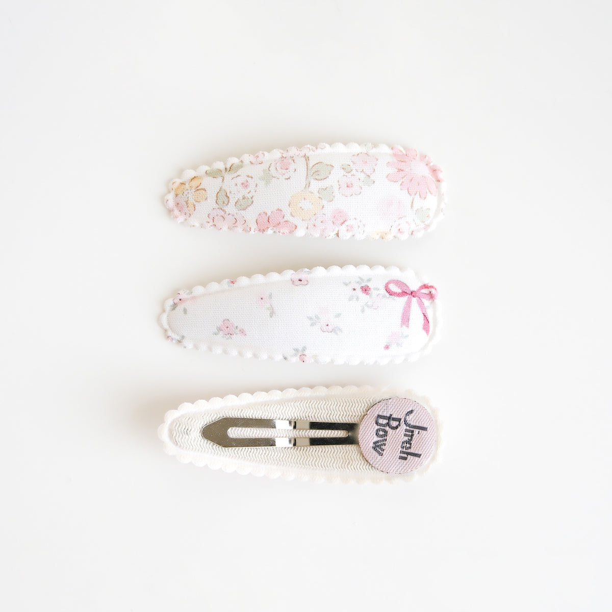Angelique Hair Clip Set | Ribbon Bloom