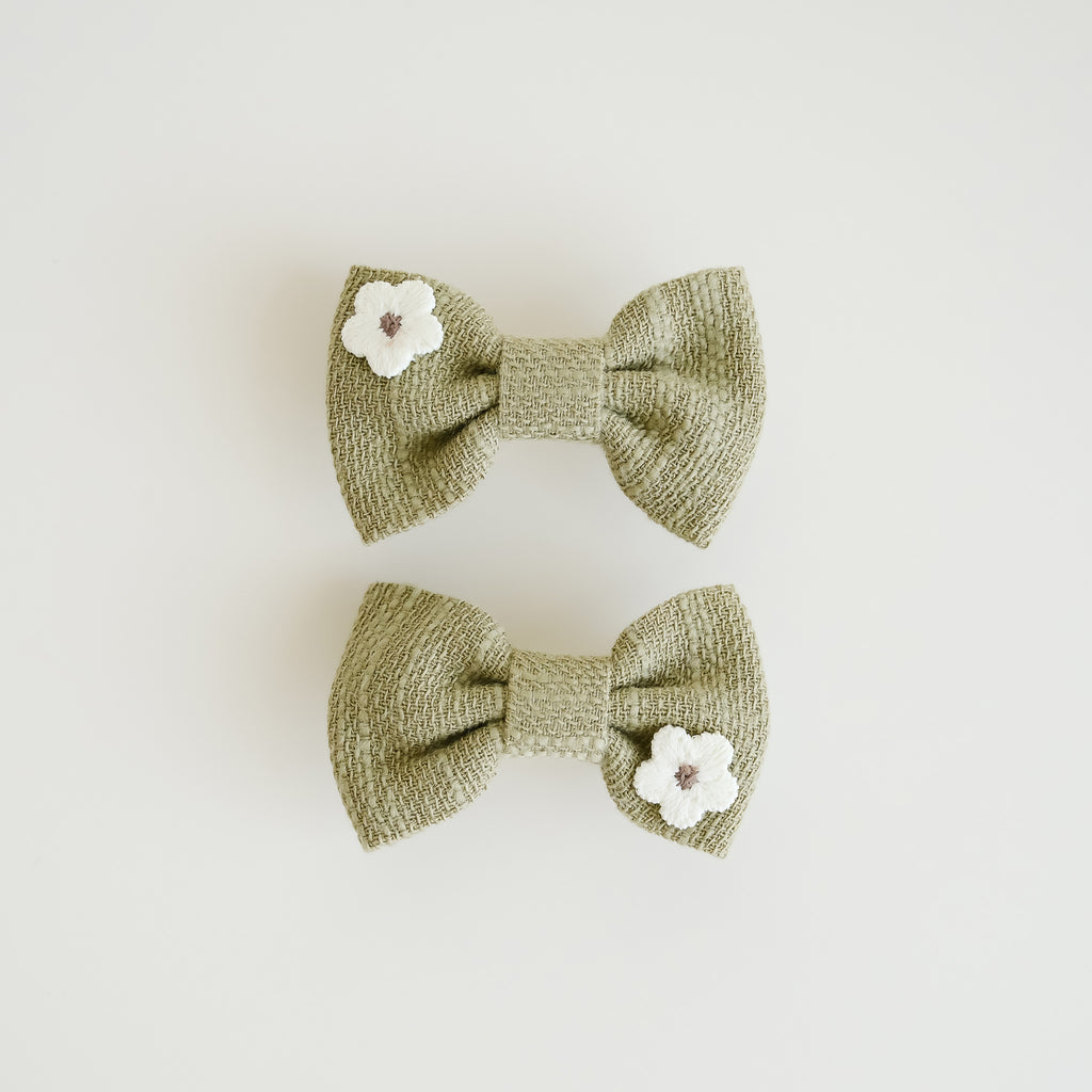Eliana Hair Clip | Woodland Leaf