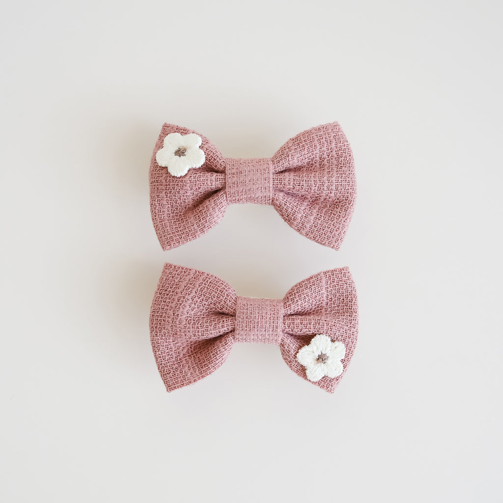 Eliana Hair Clip | Dusty Rose