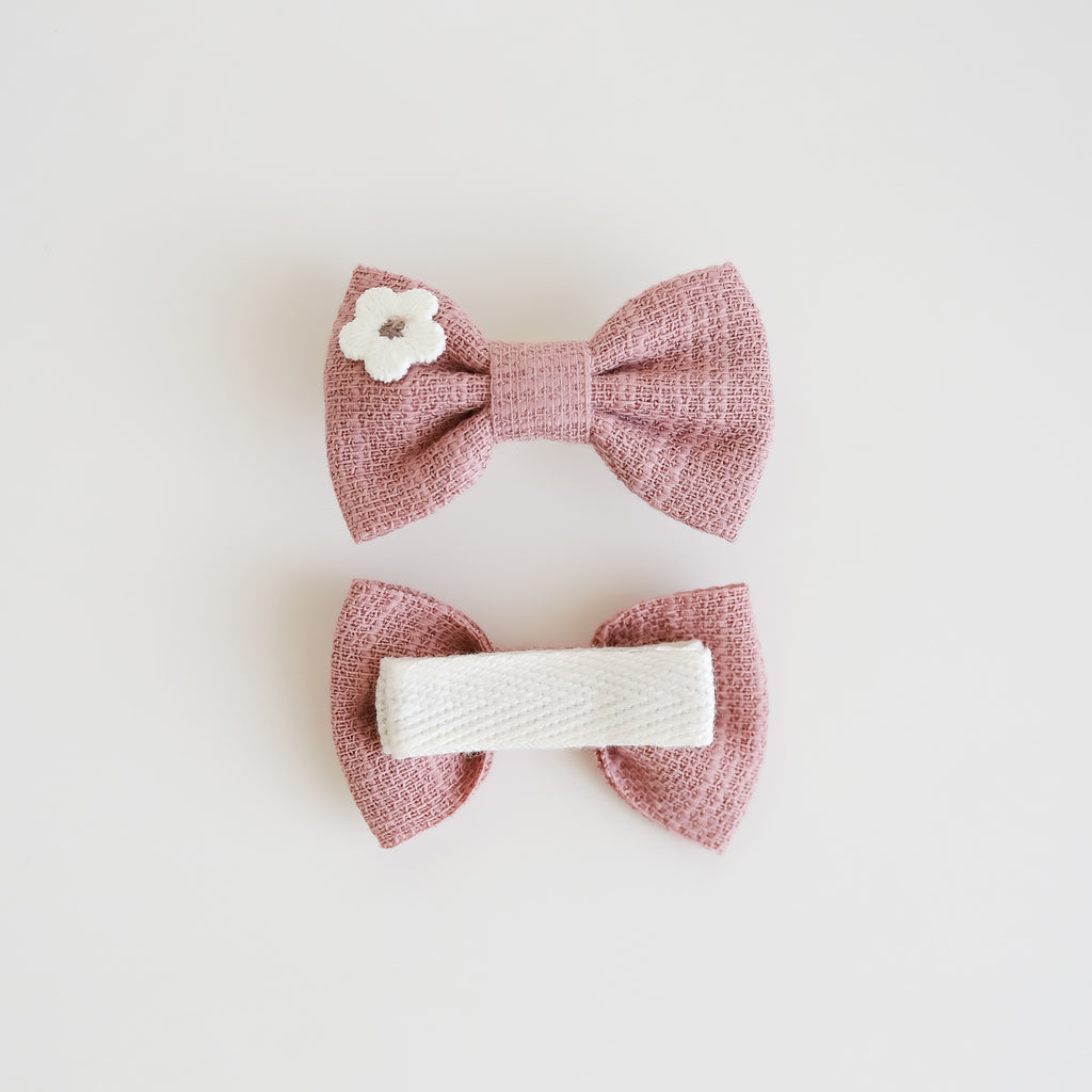 Eliana Hair Clip | Dusty Rose