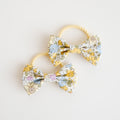 Mini Bow Fabric Hair Ties | Buttercup Garden